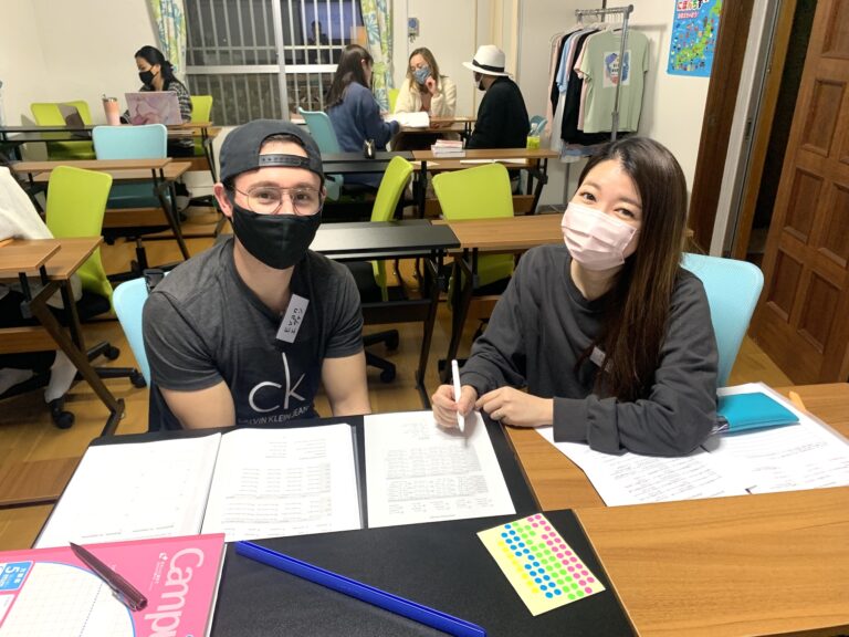 Blue House Okinawa Japanese:English School-Language Exchange in 1