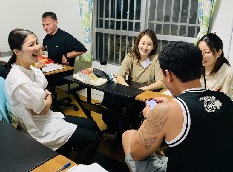 Blue House Okinawa In-Class Language Exchange Feb '24 - 4